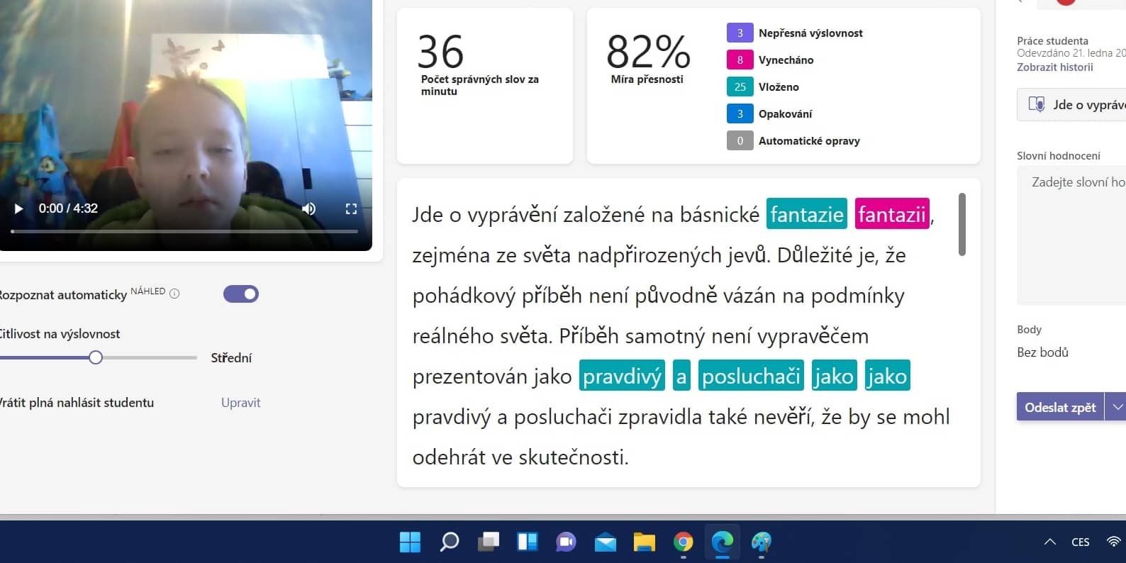 ČTENÍ MATY